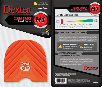 Orange Small Dexter Accessories H1 Ultra Brakz- Small